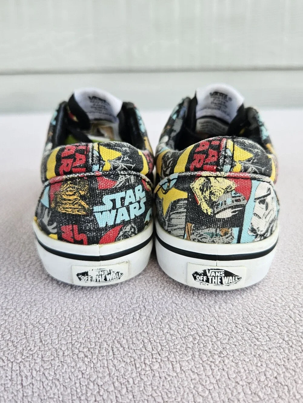 Vans x Star Wars Era Classic Repeat Sneaker SZ 7C Canvas Tie Low Top Han Solo